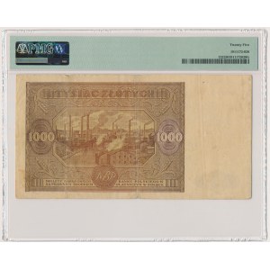 1,000 gold 1946 - Wb. - PMG 25 - RARE