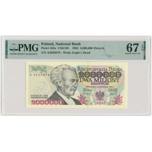 2 miliony złotych 1993 - A - PMG 67 EPQ