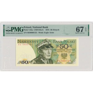 50 złotych 1975 - BD - PMG 67 EPQ