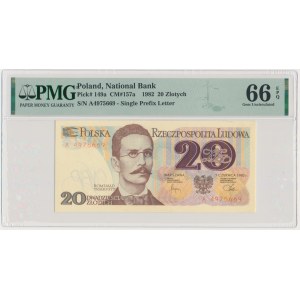 20 złotych 1982 - A - PMG 66 EPQ