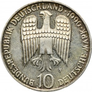 Germany, 10 Mark Stuttgart 1990 F