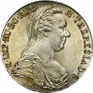 Austria, Maria Theresa, Thaler Wien 1780 SF - RESTRIKE