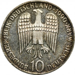 Deutschland, 10 Mark Stuttgart 1990 F