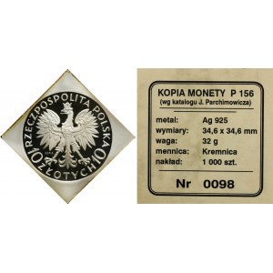 OFICJALNA KOPIA, Próba Traugutt, 10 złotych 1933