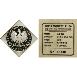 OFFIZIELLE KOPIE, Muster Traugutt, 10 Zloty 1933