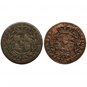 Set, Poniatowski, 3 Groschen Warsaw (2 pcs.)