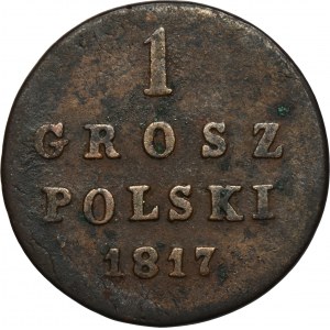 Królestwo Polskie, 1 grosz polski Warszawa 1817 IB