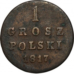 Kingdom of Poland, 1 groschen Warsaw 1817 IB