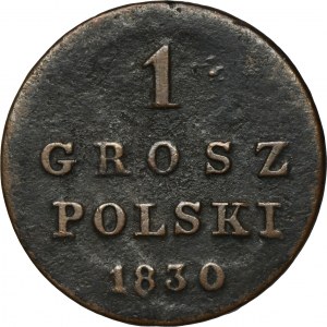 Królestwo Polskie, 1 grosz polski Warszawa 1830 FH