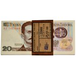 Niepełna paczka bankowa 20 złotych 1982 - AE - (90 szt.)