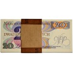 Niepełna paczka bankowa 20 złotych 1982 - AE - (90 szt.)