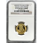 100 Gold 2005 August II the Strong - NGC PF70 ULTRA CAMEO