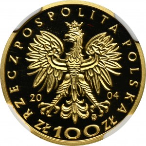 100 złotych 2004 Zygmunt I Stary - NGC PF69 ULTRA CAMEO