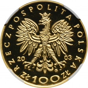 100 złotych 2003 Stanisław Leszczyński - NGC PF69 ULTRA CAMEO