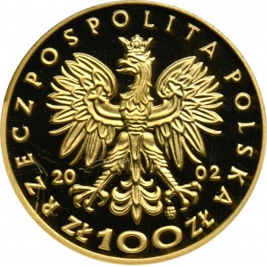 100 złotych 2002 Kazimierz III Wielki - GCN PR69