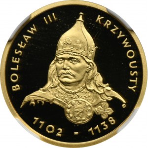 100 złotych 2001 Bolesław III Krzywousty - NGC PF67 ULTRA CAMEO