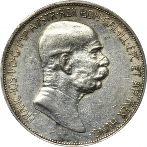 Austria, Franz Joseph I, 5 Corona Wien 1908