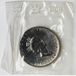 Kanada, Elżbieta II, 5 Dolarów 1990 - liść klonu