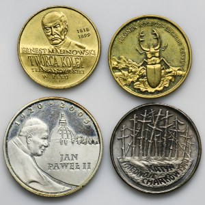 Zestaw, 2 i 10 złotych (4 szt.)