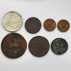 Satz, Russland, Gemischte Münzen (7 Stück)