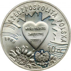 10 złotych 2003 10 lat Wielkiej Orkiestry Świątecznej Pomocy