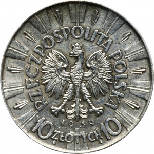 Piłsudski, 10 złotych 1939