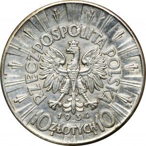 Piłsudski, 10 Zloty 1934 - RARE