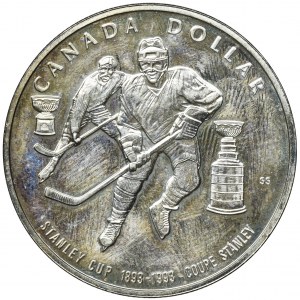 Kanada, Elżbieta II, 1 Dolar 1993 - Puchar Stanleya