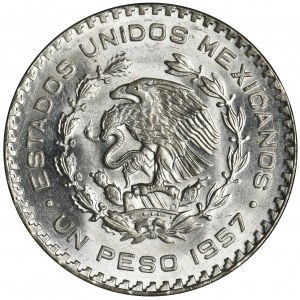 Mexiko, Republik, 1 Peso 1957