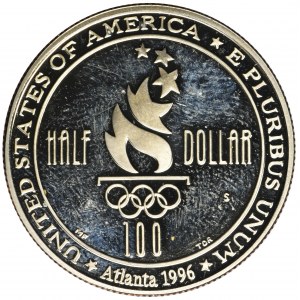 USA, 1/2 Dollar 1996 Spiele der XXVI. Olympiade