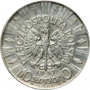 Pilsudski, 10 zloty 1937