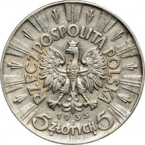 Piłsudski, 5 złotych 1935