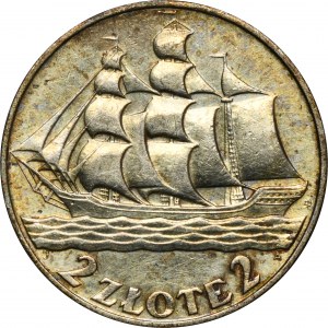 Segelschiff, 2 Gold 1936