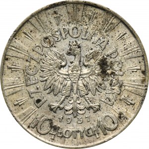 Piłsudski, 10 złotych 1937