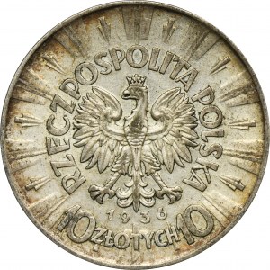 Pilsudski, 10 zloty 1936