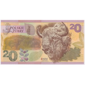 PWPW, 20 zloty (2019) - FO - Polish Bison -.