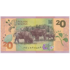 PWPW, 20 zloty (2019) - FO - Polish Bison -.