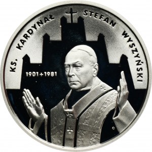 10 złotych 2001 ks. kardynał Stefan Wyszyński