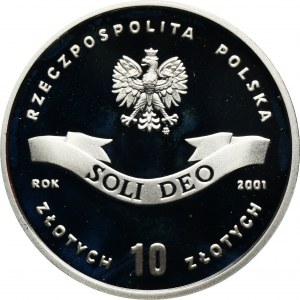 10 złotych 2001 ks. kardynał Stefan Wyszyński