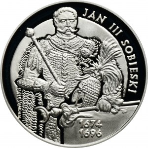 10 złotych 2001 Jan III Sobieski, półpostać