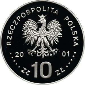 10 Gold 2001 Jan III Sobieski, Halbfigur