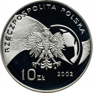 10 złotych 2002 XVII Mistrzostwa Świata w Piłce Nożnej