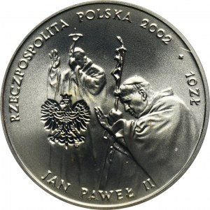 10 złotych 2002 Jan Paweł II - Pontifex Maximus