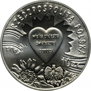 10 złotych 2003 10 lat Wielkiej Orkiestry Świątecznej Pomocy