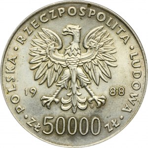 50.000 złotych 1988 Piłsudski