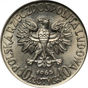 PRÓBA, 10 złotych 1965 VII Wieków Warszawy