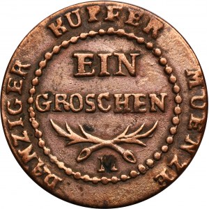 Free City of Danzig, Groschen 1809 M