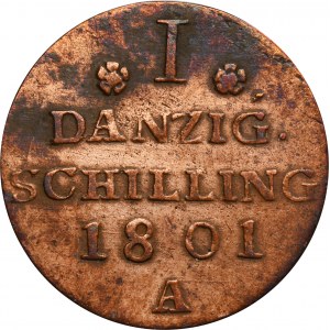 Free City of Danzig, Schilling 1801 A