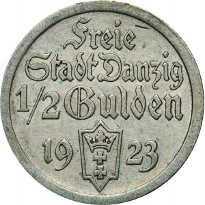 Freie Stadt Danzig, 1/2 Gulden 1923
