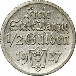 Freie Stadt Danzig, 1/2 Gulden 1927